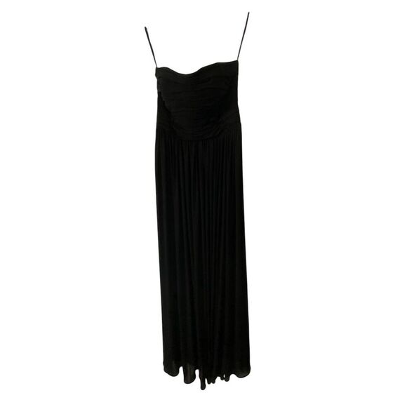 Michael Kors Black Strapless Maxi Dress Size 4 Formal - Picture 1 of 13